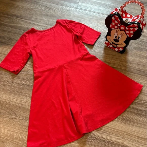 Minnie Mouse Dress‎ and Carry Case Size 6/6X NWOT - Picture 3 of 5